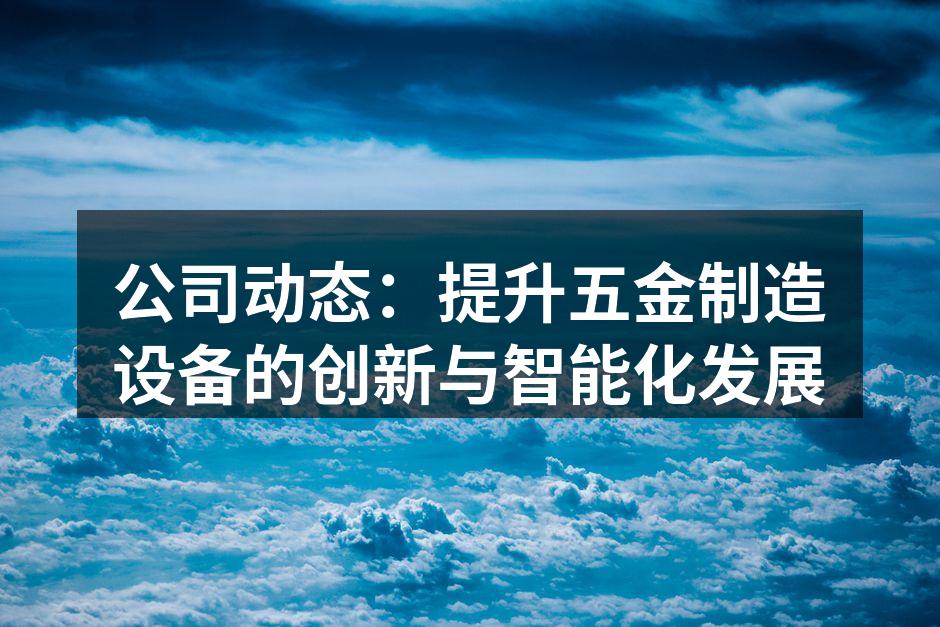 公司新引进的自动化生产线